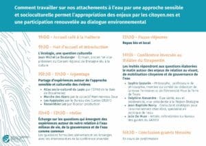 Cléguer/Pont-Scorff (56), La protection de l'eau, une bataille culturelle ? @ Malterie et Théâtre du Strapontin