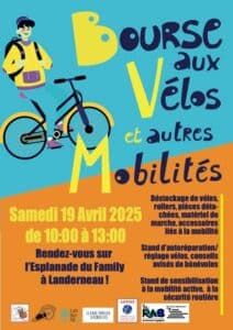 Landerneau (29), Bourse aux vélos et autres mobilités @ Esplanade du Family